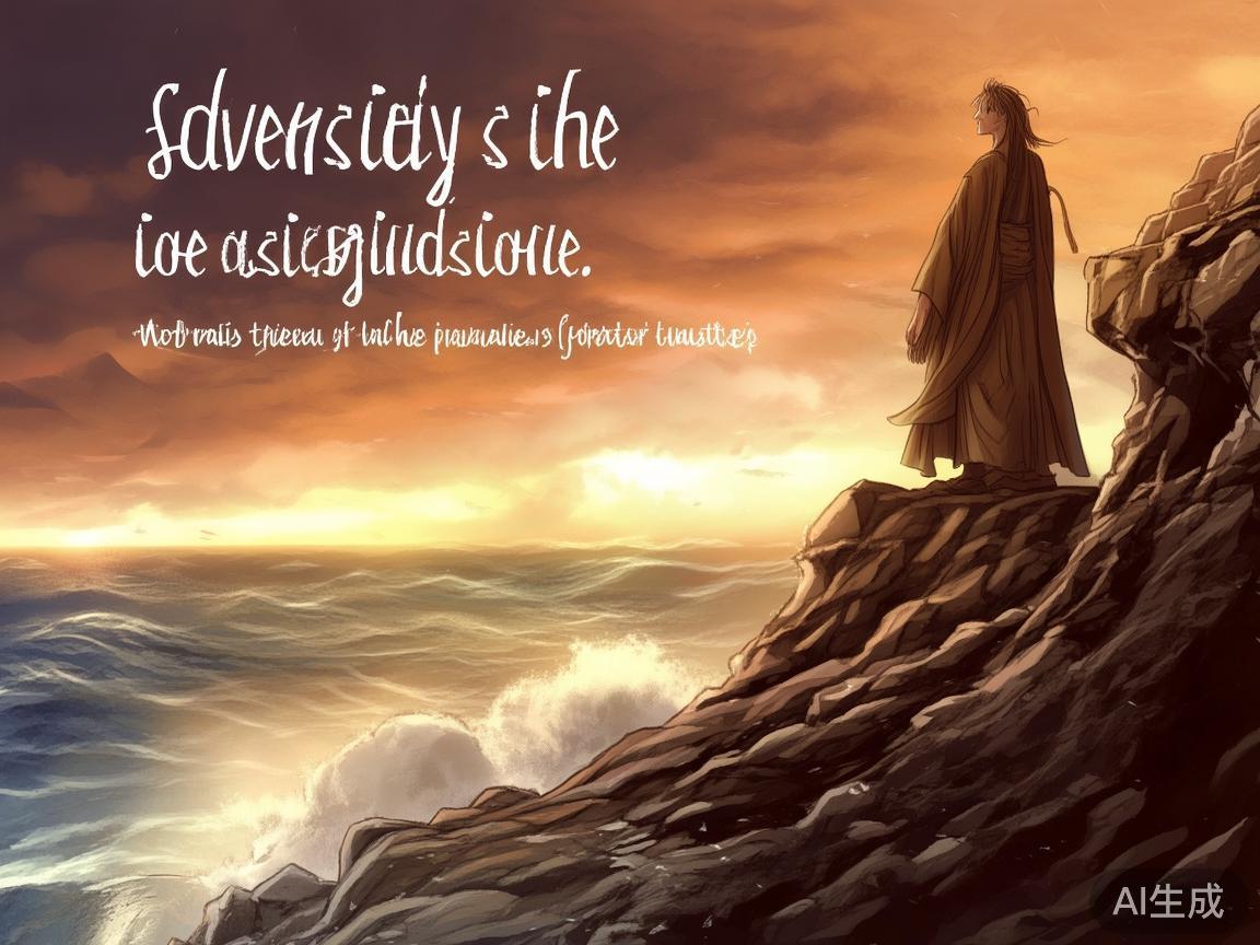 “逆境是最好的磨刀石。”这句话凸显角色在困境中展现