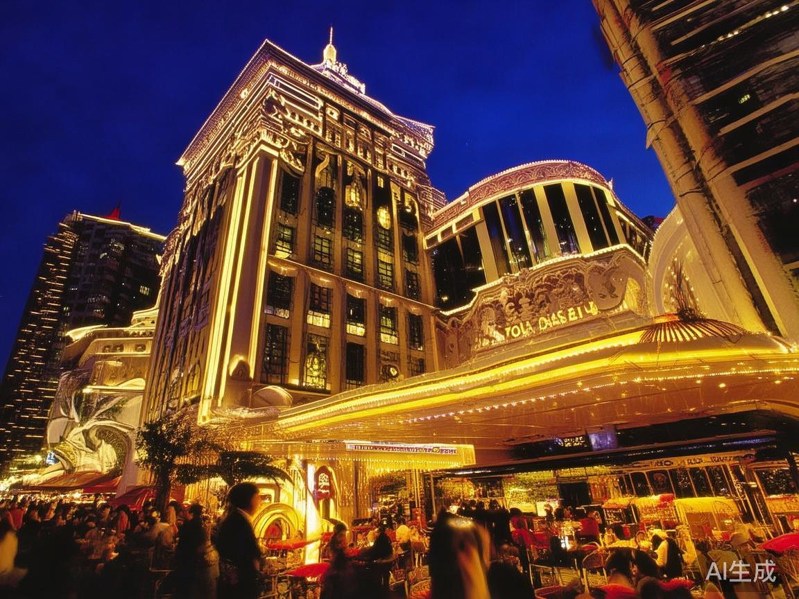 与其他娱乐场所相比，澳门皇家赌场以其独特的建筑风格