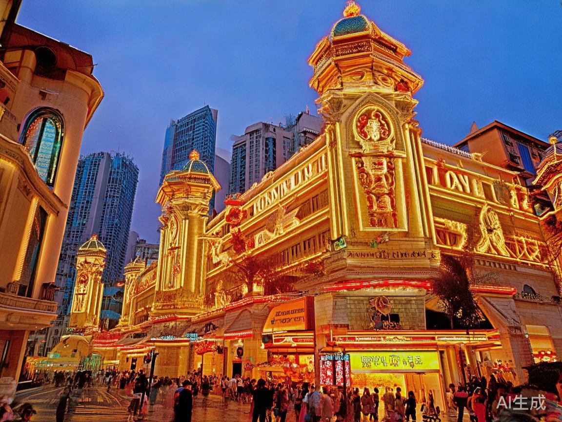 在繁华的澳门，皇家赌场无疑是众多赌客心中的梦幻之地